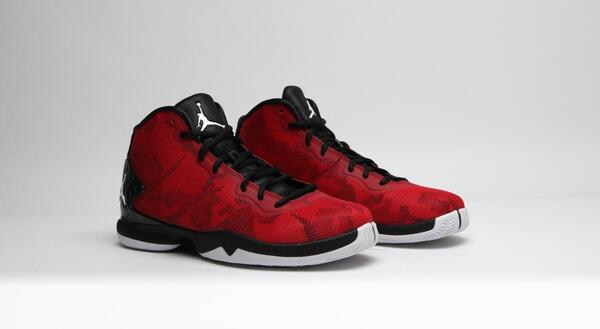 Jordan superfly red and black best sale